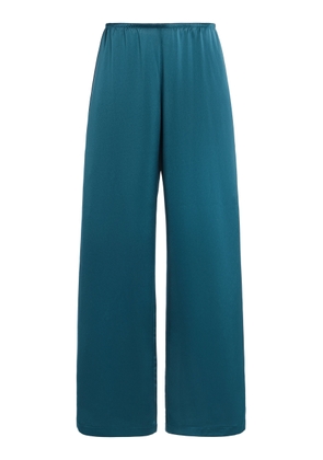 Leset Barb Satin Wide-Leg Pants - Moda Operandi
