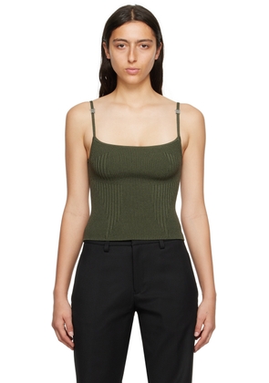 MISBHV Khaki Square Neck Camisole