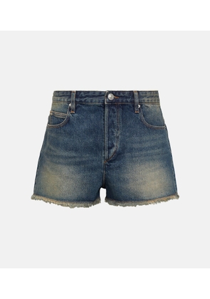 Isabel Marant Lesia mid-rise denim shorts
