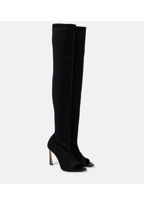 Victoria Beckham Peep Toe over-the-knee boots