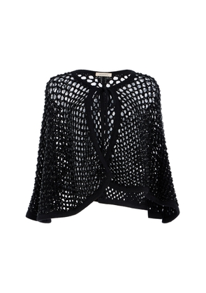 Diotima Crystal-Embellished Knit Capelet - Moda Operandi