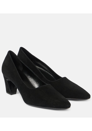 The Row Marta 65 suede pumps
