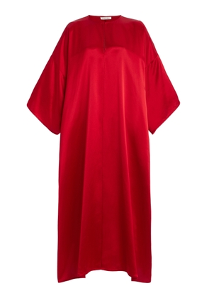 By Malene Birger Cicine Oversized Satin Maxi Dress - Moda Operandi