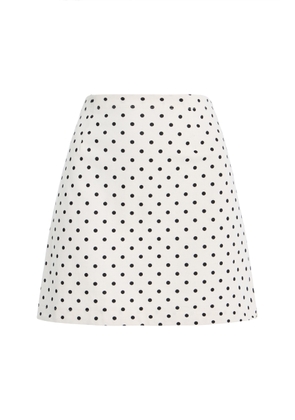 Posse Exclusive Bea Polka-Dot Cotton Mini Skirt - Moda Operandi