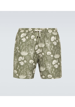 Sunspel Katie Scott printed swim trunks