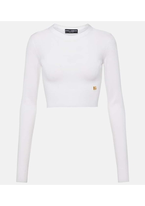 Dolce&Gabbana Silk-blend sweater