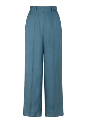Heirlome Antonella Tailored Dupioni Silk Straight-Leg Pants - Moda Operandi