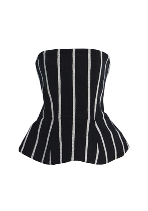 Marrakshi Life The Striped Cotton Corset Top - Moda Operandi