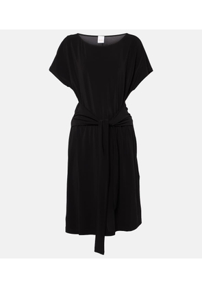 Max Mara Belted jersey midi dress
