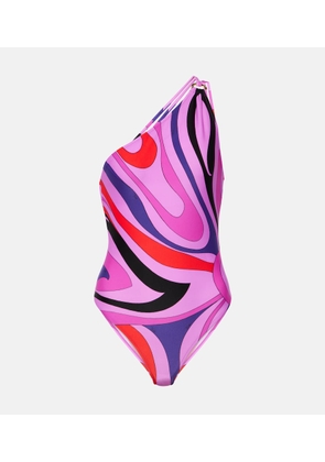 Pucci Marmo one-shoulder swimsuit