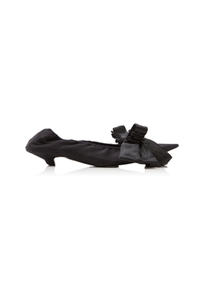 Balenciaga Louis XV Satin Leather Pumps - Moda Operandi