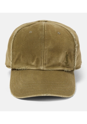Saint Laurent Cassandre distressed baseball cap
