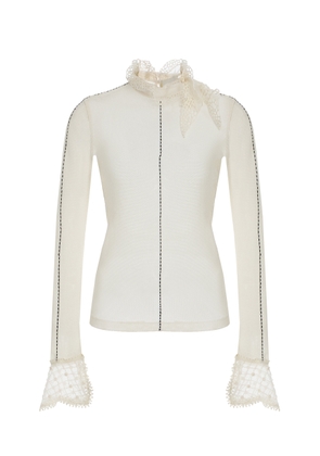 Isabel Marant Sarah Embroidered Mesh Top - Moda Operandi