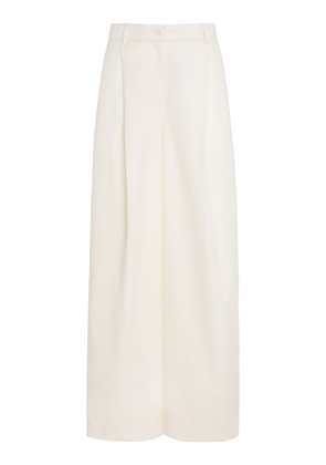 SLOAN Exclusive Boyfriend Pleated Wool Trousers - Moda Operandi