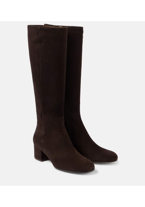Gianvito Rossi 45 suede knee-high boots