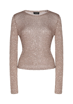 Balenciaga Sequined Knit Top - Moda Operandi