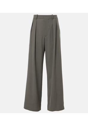 Wardrobe.NYC High-rise wool wide-leg pants