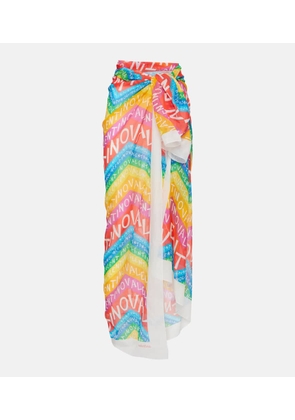 Valentino Valentino Chevron 24 beach cover-up