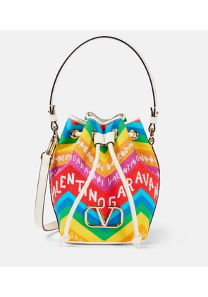 Valentino Garavani VLogo Mini canvas bucket bag