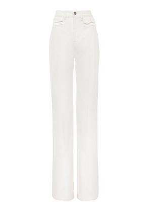 Chloé Rigid Organic Denim Flared Jeans - Moda Operandi