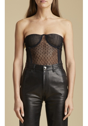 Khaite Lori Strapless Knit Bustier Top - Moda Operandi