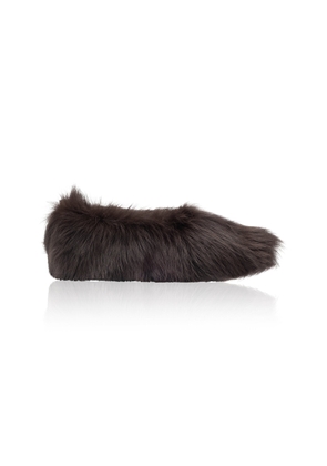 Hvoya Fur-Fur Ballet Flats - Moda Operandi