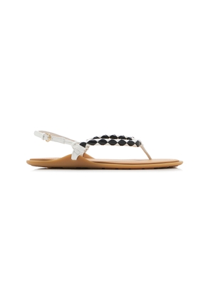 Miu Miu Leather Sandals - Moda Operandi