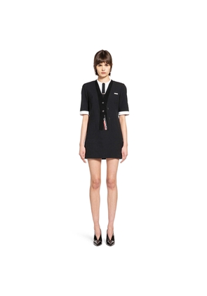 Trompe L'Oeil Patch Pocket Mini Dress