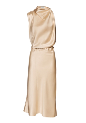 Magda Butrym Blouson Silk Dress - Moda Operandi