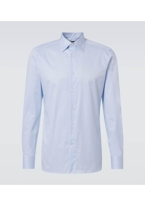 Zegna Trofeo striped cotton shirt