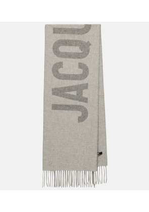 Jacquemus L'echarpe Jacquemus virgin wool scarf