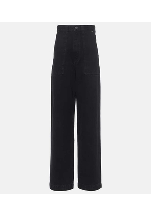 Khaite Hewitt high-rise straight jeans