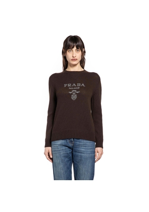 Cashmere Wool Logo Sweater