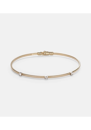 Stone and Strand Liquid Gold 14kt gold bracelet with diamonds
