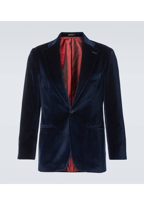 Rubinacci Cotton velvet blazer