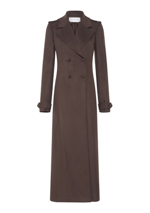 Gabriela Hearst Houstt Double-Breasted Silk Coat - Moda Operandi