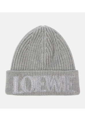 Loewe Logo wool beanie