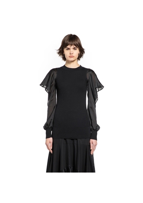 Satin x Cotton Knit Sweater