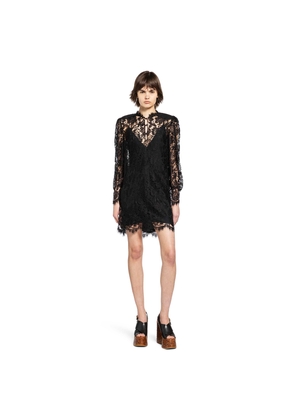 Floral Lace Mini Dress
