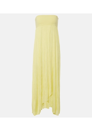 Alaia Pleated bustier dress