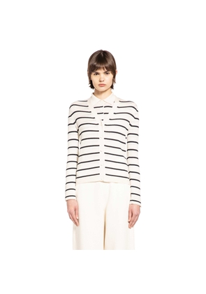 Striped Silk Cashmere Cardigan