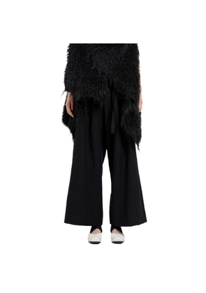 UMA WANG WOMAN BLACK TROUSERS