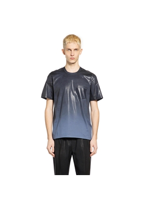 Foiled Cotton Jersey Pocket T-Shirt