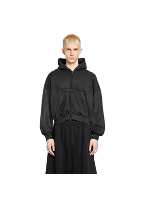 Cropped Zip-Up Hoodie