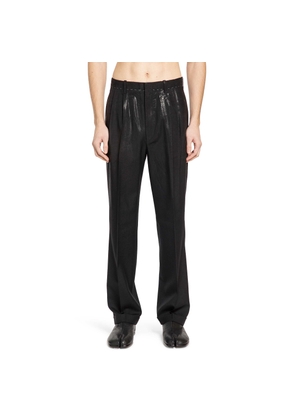 Foiled Wool Trousers