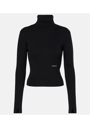 Patou Logo turtleneck sweater