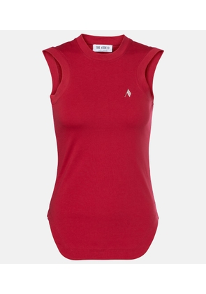 The Attico Reese cotton jersey tank top