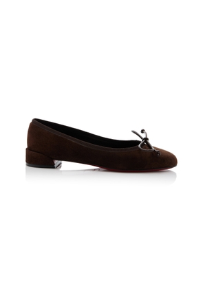 Christian Louboutin Sweetie Jane Veau Velours Ballet Flats - Moda Operandi