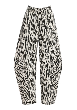 ROTATE Printed Cotton-Twill Cargo Pants - Moda Operandi