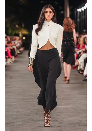 Carla Zampatti Cropped Crepe Jacket - Moda Operandi